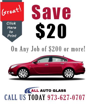 All Auto Glass NJ Deals Coupon Promotion Mercer County